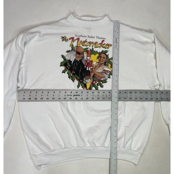 VINTAGE Southern Ballet Theatre The Nutcracker Sweatshirt Men XL 90s - Picture 6 of 6